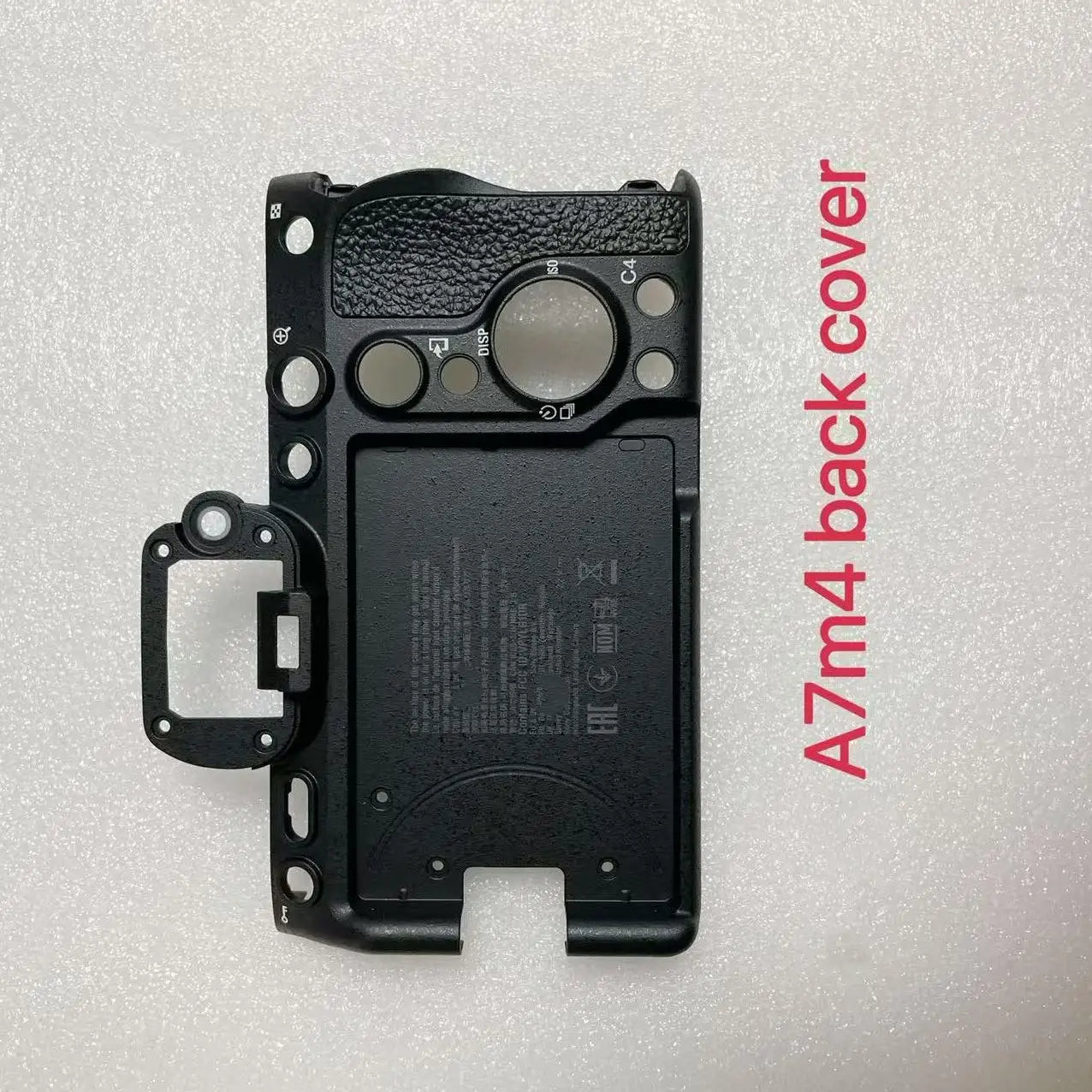 New Original Back Cover With Thumb Rubber for Sony ILCE-7M4 A7M4 Camera Rear Shell Repair Part  Digital Camera repair parts