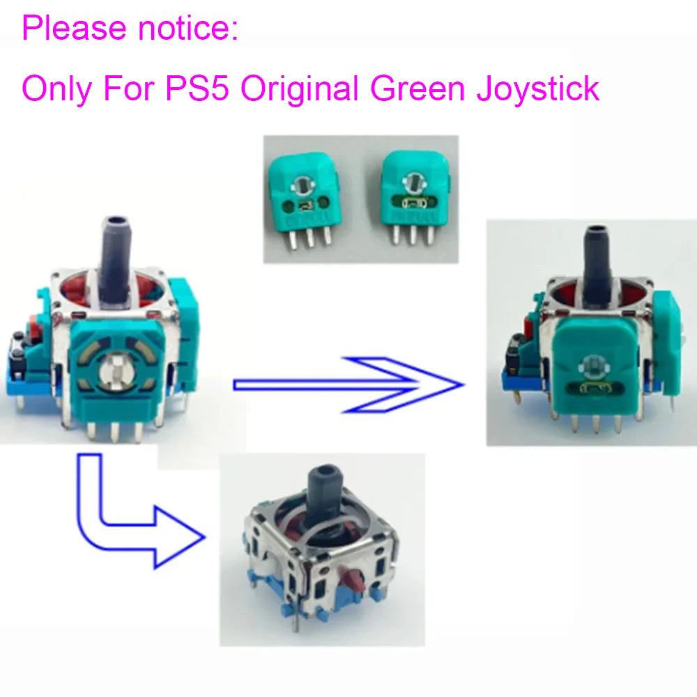 5Pairs Hall Analog Joystick Potentiometer Sensor Module Axis Resistor For PS5/PS4 XBOX ONE Controller  Hall Replacement Game console repair parts