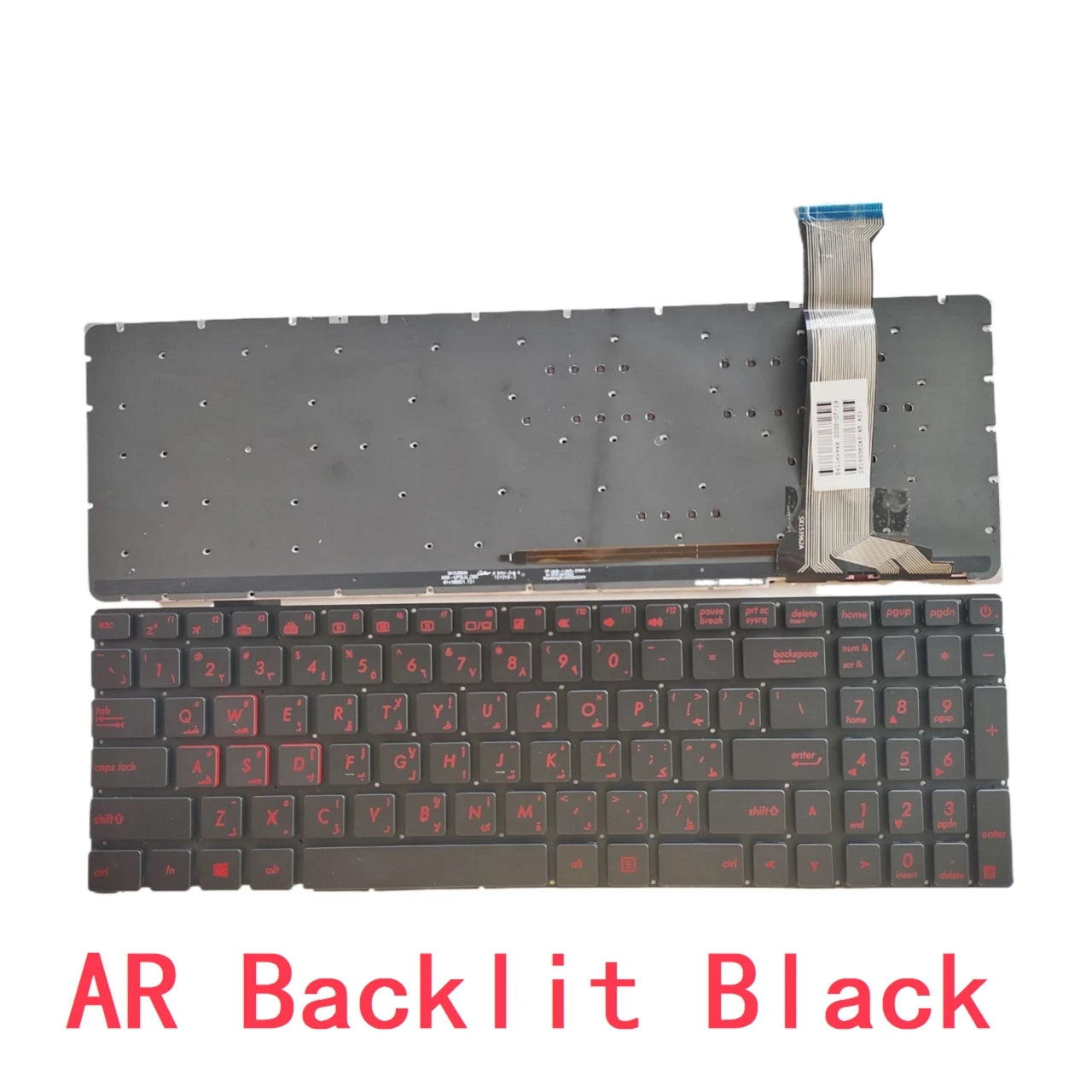 New US Russian Spanish Arab Laptop Backlit Keyboard For ASUS ROG GL552 GL552J GL552JX GL552V GL552VL GL552VW GL552VX ASUS laptop repair parts
