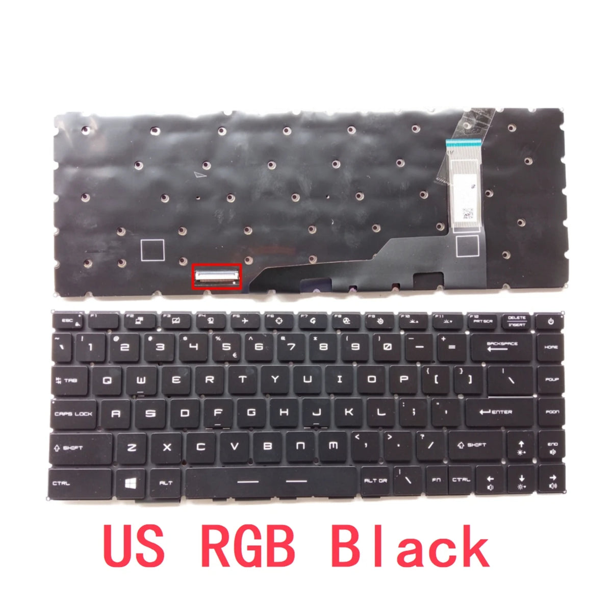 New US Russian Spanish Arab Language  RGB Keyboard For MSI GE66 Raider GS66 GP66 WS66 Stealth MS-1541 MS-16V1 10UG 10SD 10SF MSI laptop repair parts