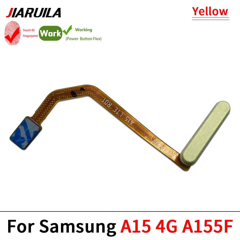 New For Samsung A05s A15 A25 4G 5G Home Button FingerPrint Touch ID Sensor Flex Cable Replacement Parts Samsung phone repair parts
