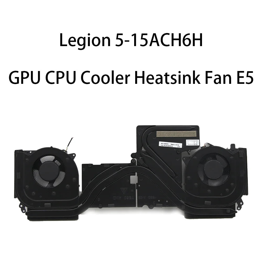 Original for Lenovo Legion 5-15ACH6H GPU Cpu Cooler Heatsink Fan E5 FRU 5H40S20310 5H40S20311 Lenovo laptop repair parts