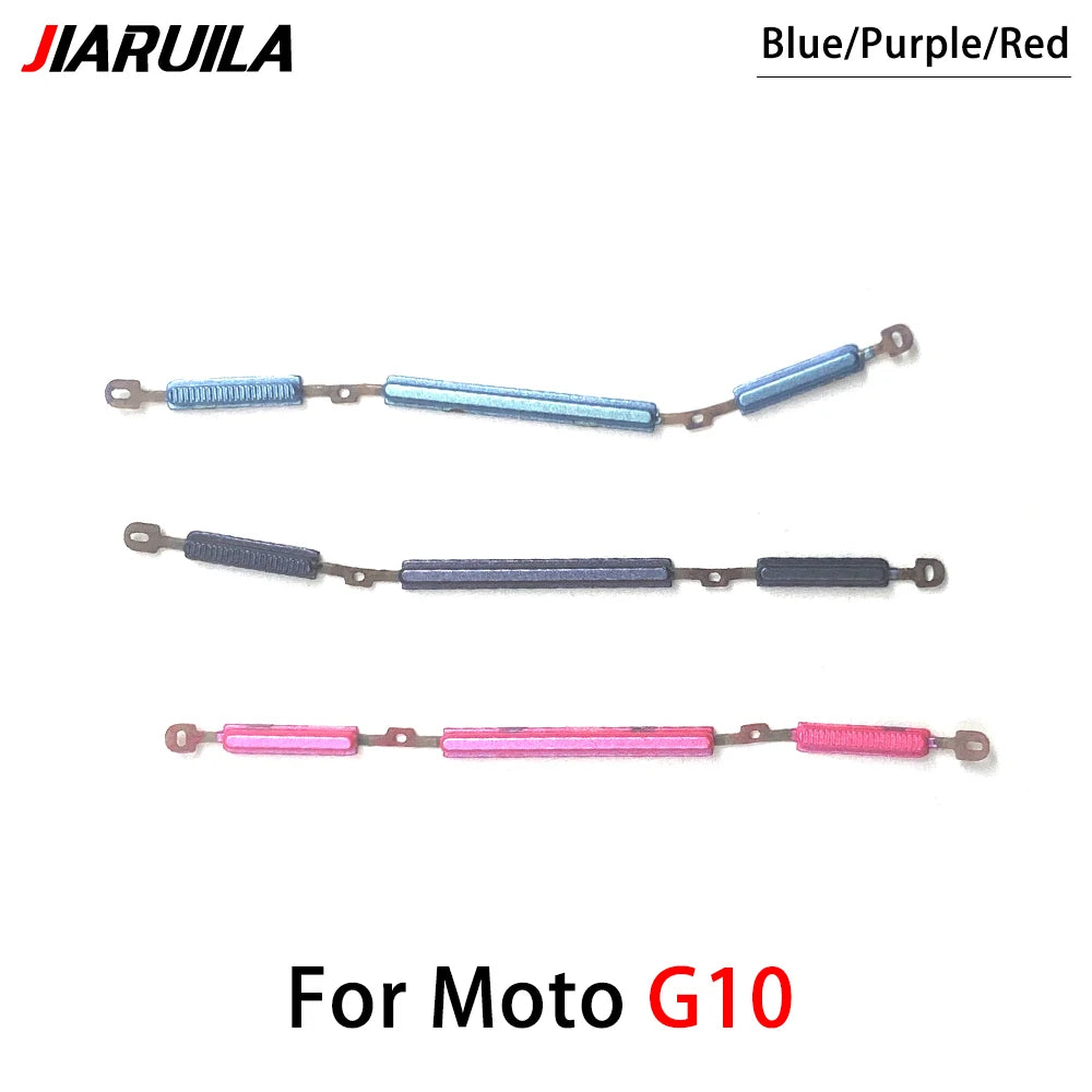 50Pcs, New For Motorola Moto G10 G100 G20 G200 G30 G60 G60s G50 G31 G71 G51 5G Power Volume Side Button Key Motorola phone repair parts