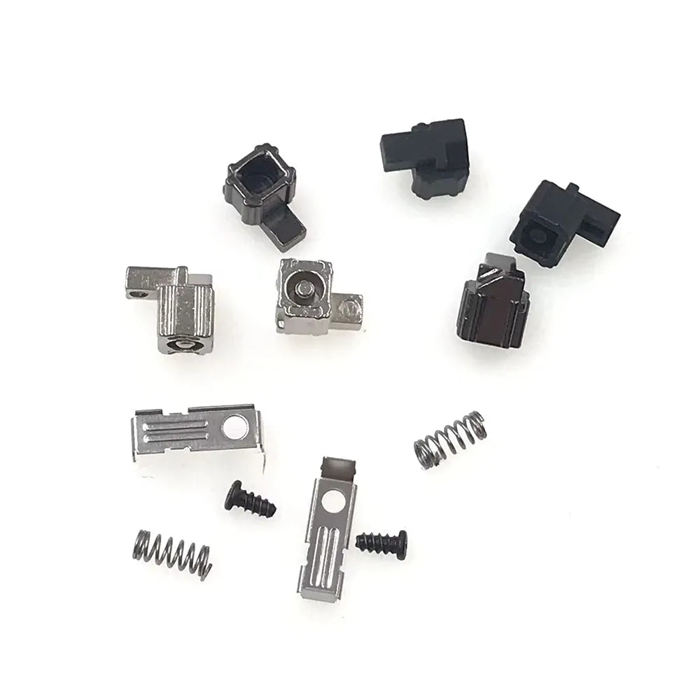 For Nintendo Switch NS NX Joy-Con Left Right Handle Plastic Alloy Metal Slide Rail Buckle Lock Bracket Spring Replacement Repair Game console repair parts