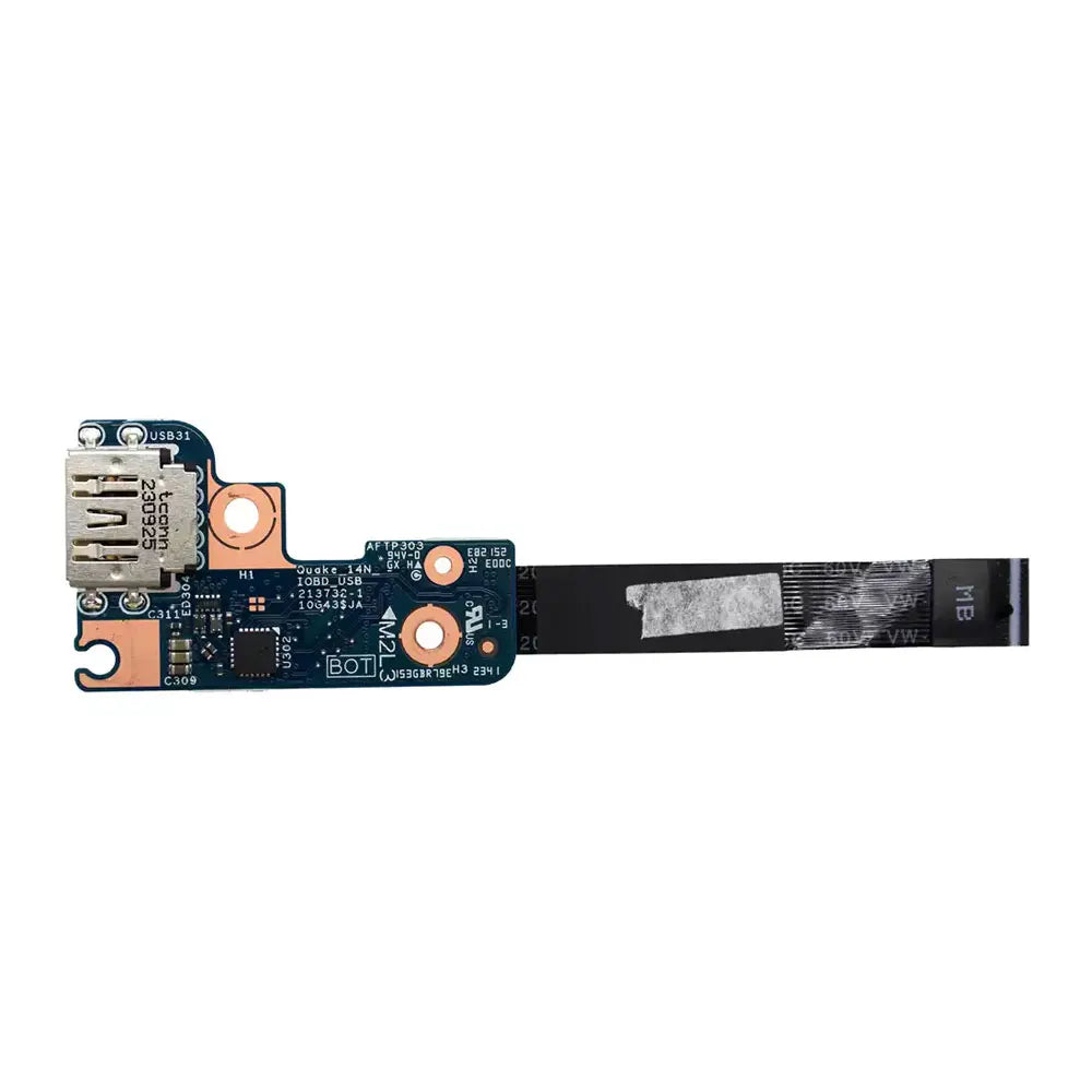 For Dell Inspiron 14 Plus 7430 7435 Laptop I/O USB Jack Port Power Button Board with Cable Switch Repairing Accessories 223570-1 Dell laptop repair parts