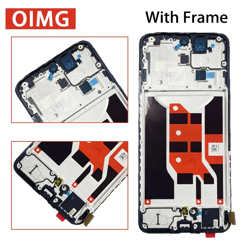 6.67"AMOLED For Oppo Reno12 F Reno 12F 4G/5G LCD Display Touch Screen Digitizer CPH2687 CPH2637 Display Replacement Oppo phone repair parts Realme phone repair parts
