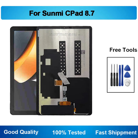 8.7 Inch Tablet Replacement For Sunmi CPad LCD Display Touch Screen Replacement Assembly Tablet repair parts