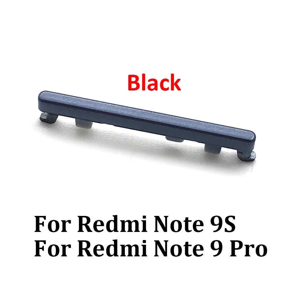 For Xiaomi Redmi Note 7 Pro SIde Volume Button + Power ON / OFF Buttton Key Set For Redmi Note 8 9 9S Pro Replacement Parts Xiaomi  Xiao mi phone repair parts