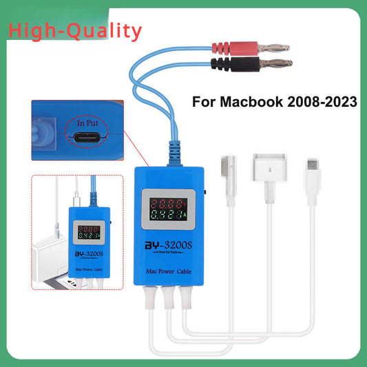 BY-3200S Power Boot Control Line For Macbook 2008-2023 Type-C Phone Pad Fast Charger Support Single Board System Cable Tools Professional Repair Tools