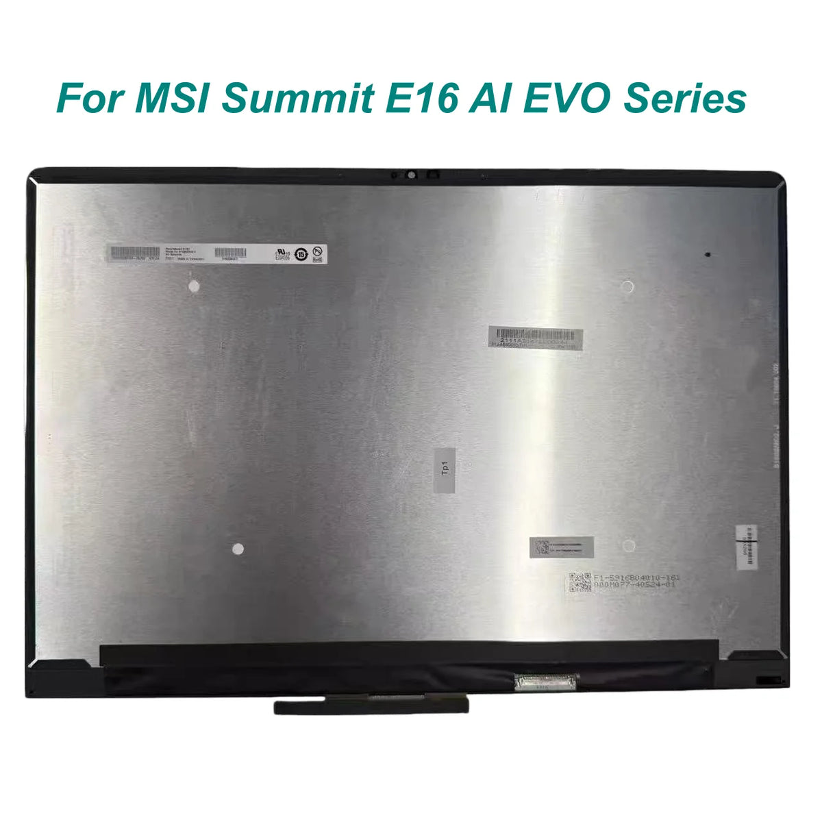 16.0 Inch For MSI Creator Z16 Summit E16 AI Evo FLip MS-1591 1592 1593 AllUET-209 Touch Screen Assembly B160QAN02.P B160QAN02.N MSI laptop repair parts