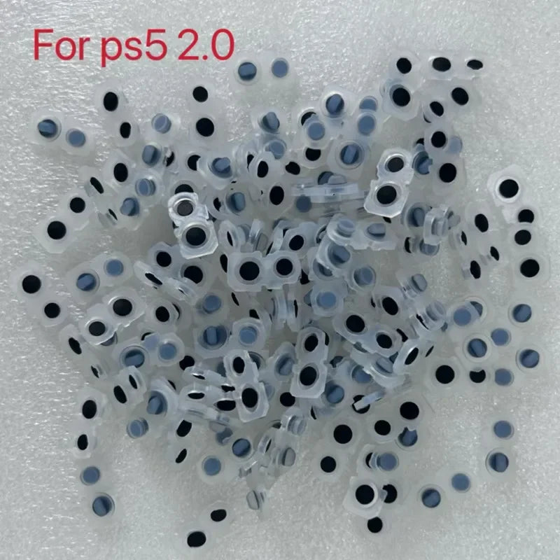 20pcs for Ps5 Game Pad Controller 2.0 V2 Conductive Rubber Set L1R1 L2R2 Silicone LR Pad Game console repair parts