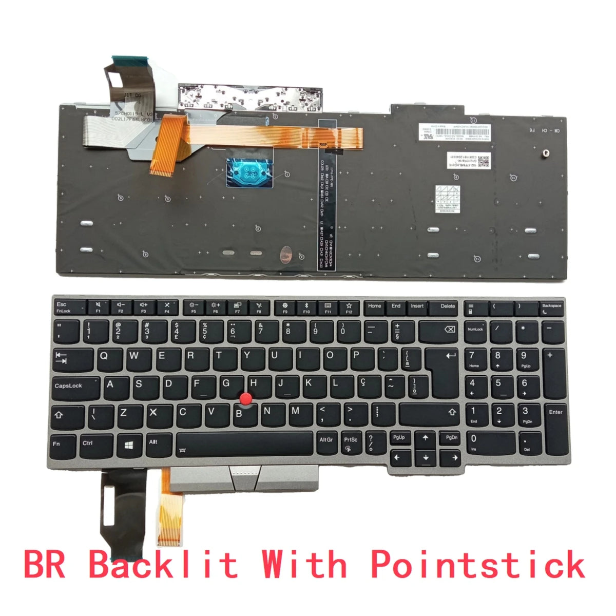 New US Russian Spanish Latin Arab Brazil Backlit Keyboard For Lenovo Thinkpad E580 E585 E590 E595 T590 L580 L590 P52 P72 P53 P73 Lenovo laptop repair parts