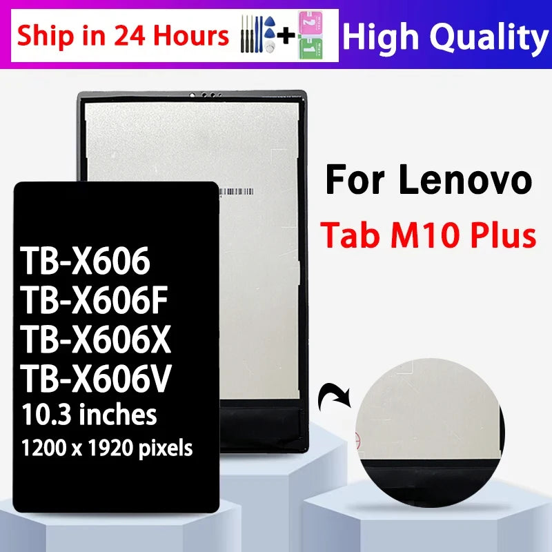 10.3"New X606 Display For Lenovo Tab M10 FHD Plus TB-X606F TB-X606X TB-X606 LCD Display Touch Screen Digitizer Glass Assembly Tablet repair parts