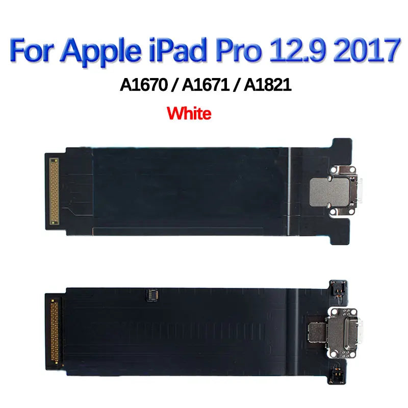 USB Power Charging Port For Apple iPad Pro 9.7/Pro10.5/Pro11 Pro12.9 1st 2nd Charging Dock Plug LCD Display Flex Cable Connect  iPad repair parts