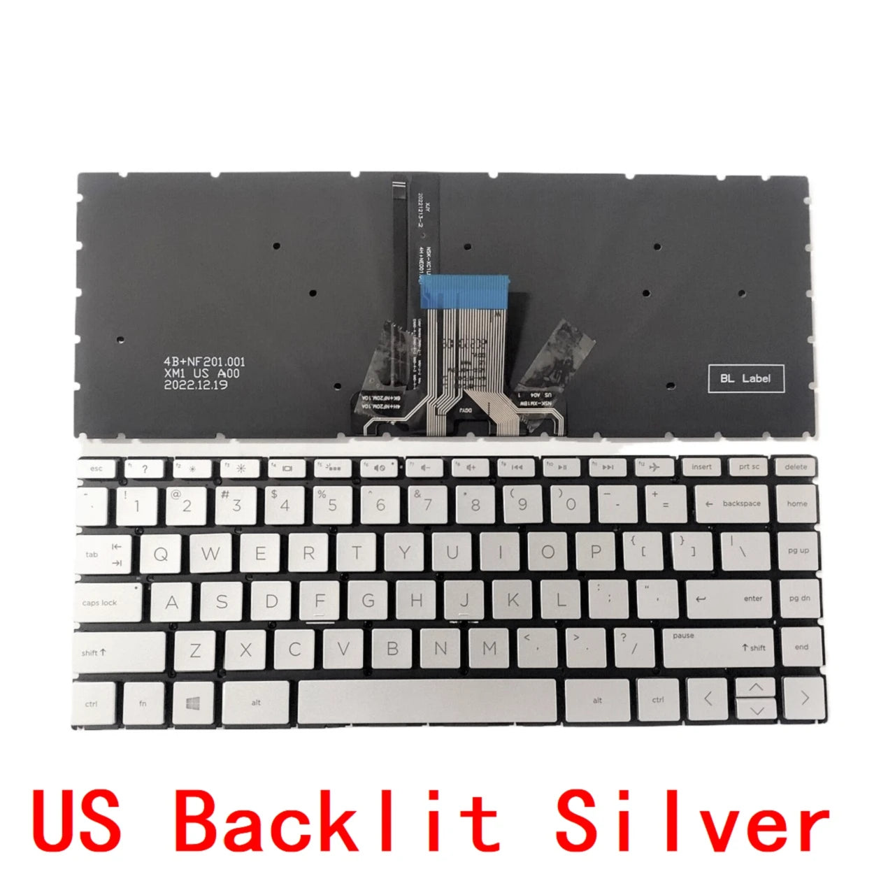 New US Russian Laptop Backlit Keyboard For HP Pavilion X360 14-CD 14-CE 14-CM 14-DA 14-DK 14-CK 14-CC 14M-CD 14-DQ 14T-CD  HP laptop repair parts