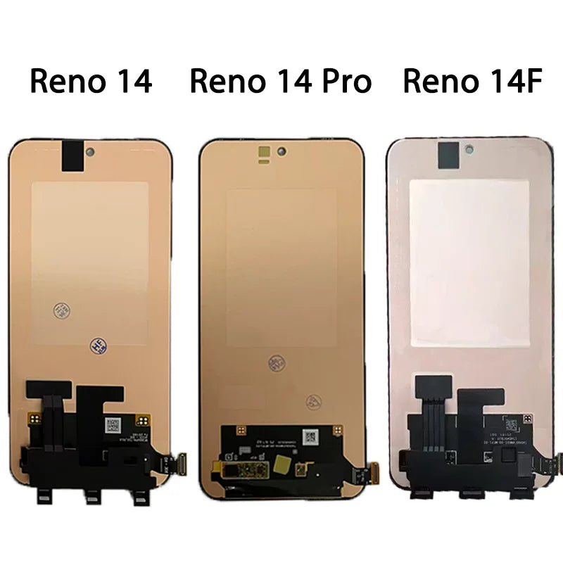 AMOLED For Oppo Reno14 PLA110 LCD Reno 14 Pro PKZ110 Display+Touch For Oppo Reno14 F 14F CPH2743 LCD Parts  Oppo phone repair parts