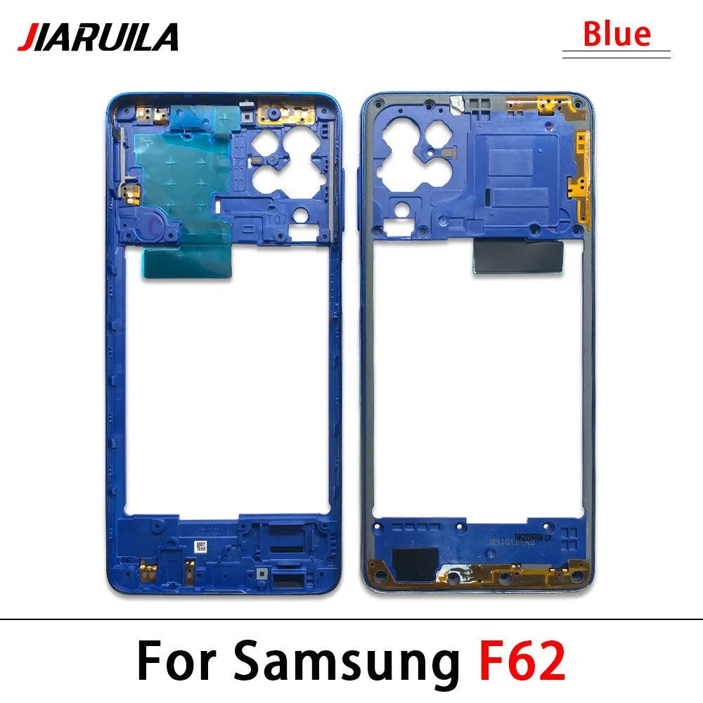 New Middle Frame For Samsung M23 M52 M53 M51 M54 M62 M35 5G M526B M536B M625F Door Housing Bezel Repair Parts Samsung phone repair parts