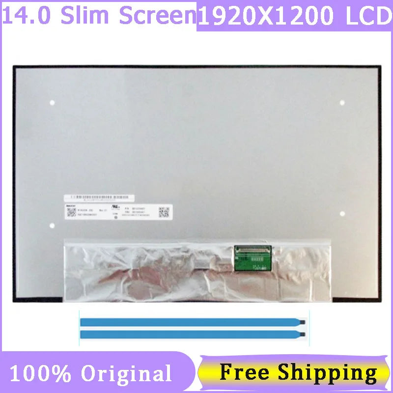 14 Inch Slim 40 Pin Laptop Screen For Lenovo ThinkPad T14 P14s Gen3 Gen4 N140JCN-EEL B140UAK01.2 NV140WUM-T02 R140NW4D R5 1920x1200 FHD Lenovo laptop repair parts