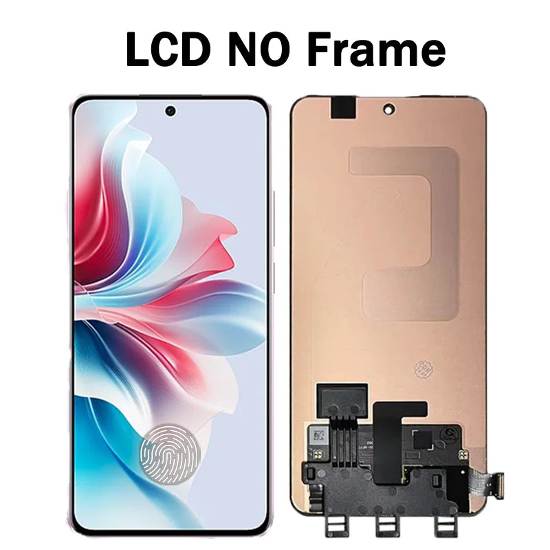 6.7"AMOLED 120Hz For Oppo Reno 11F Reno11 F CPH2603 LCD Display+Touch Screen Digitizer Assembly with Frame  Oppo phone repair parts