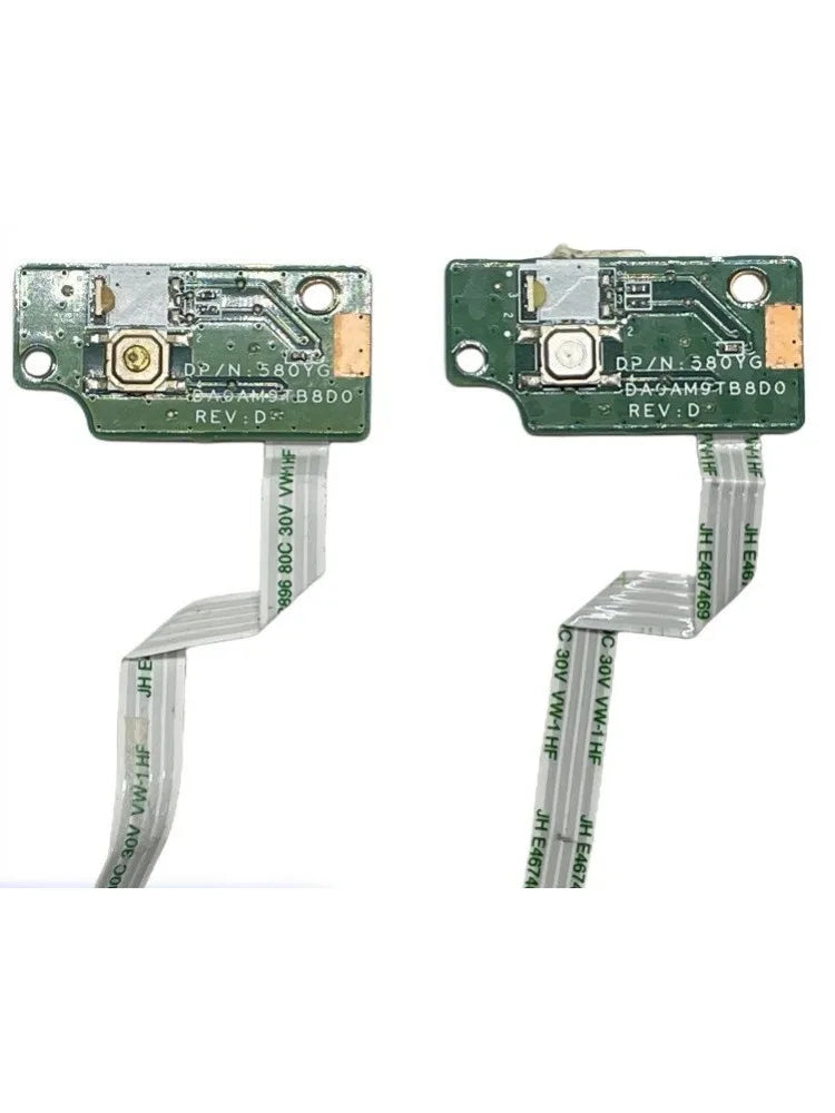 For Dell Inspiron 7557 7559 5577 5776 5576 power button daughter circuit board 580YG 0580YG DA0AM9TB8D0 GRN82 0GRN82 3XD8X Dell laptop repair parts