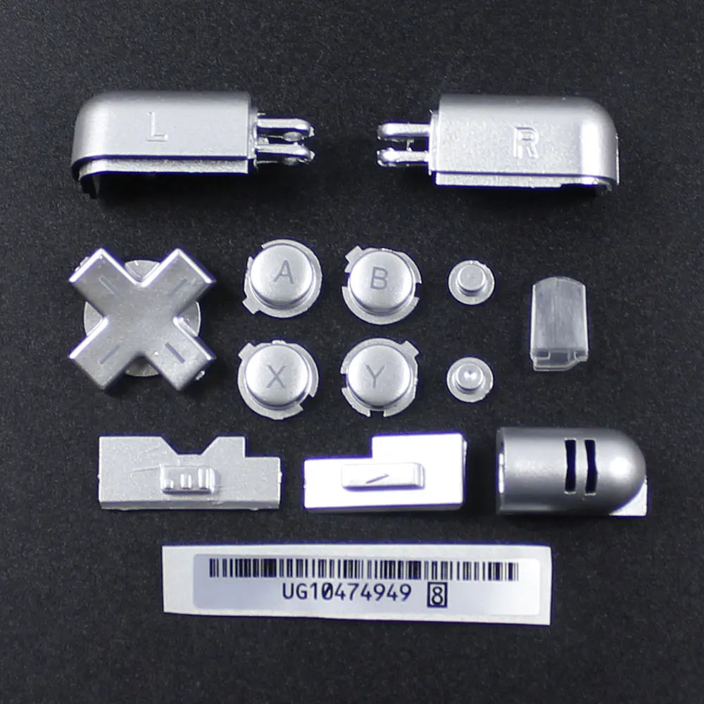 1Set For DS Lite NDSL Game Console Full Set Button Power ON OFF Key ABXY L R D Pad Cross Key Replacement Parts Game console repair parts