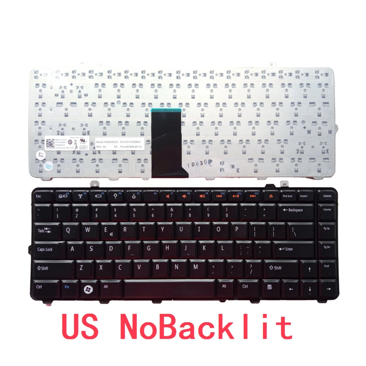 New US UI Russian Latin Brazil Laptop Backlit Keyboard For Dell Studio 1535 D1535 1531 1536 1537 1435 1555 PP39L PP24L 1557 1558Dell laptop repair parts