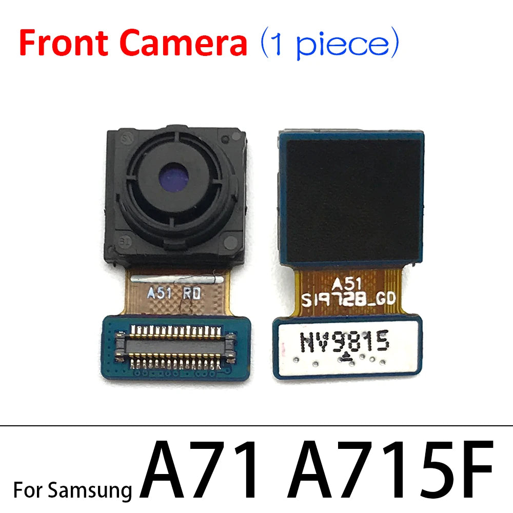 New Front Camera Module For Samsung A11 A21S A31 A41 A71 A10s A20s A50s Main Rear Back Camera Flex Cable Replacement Parts Samsung phone repair parts