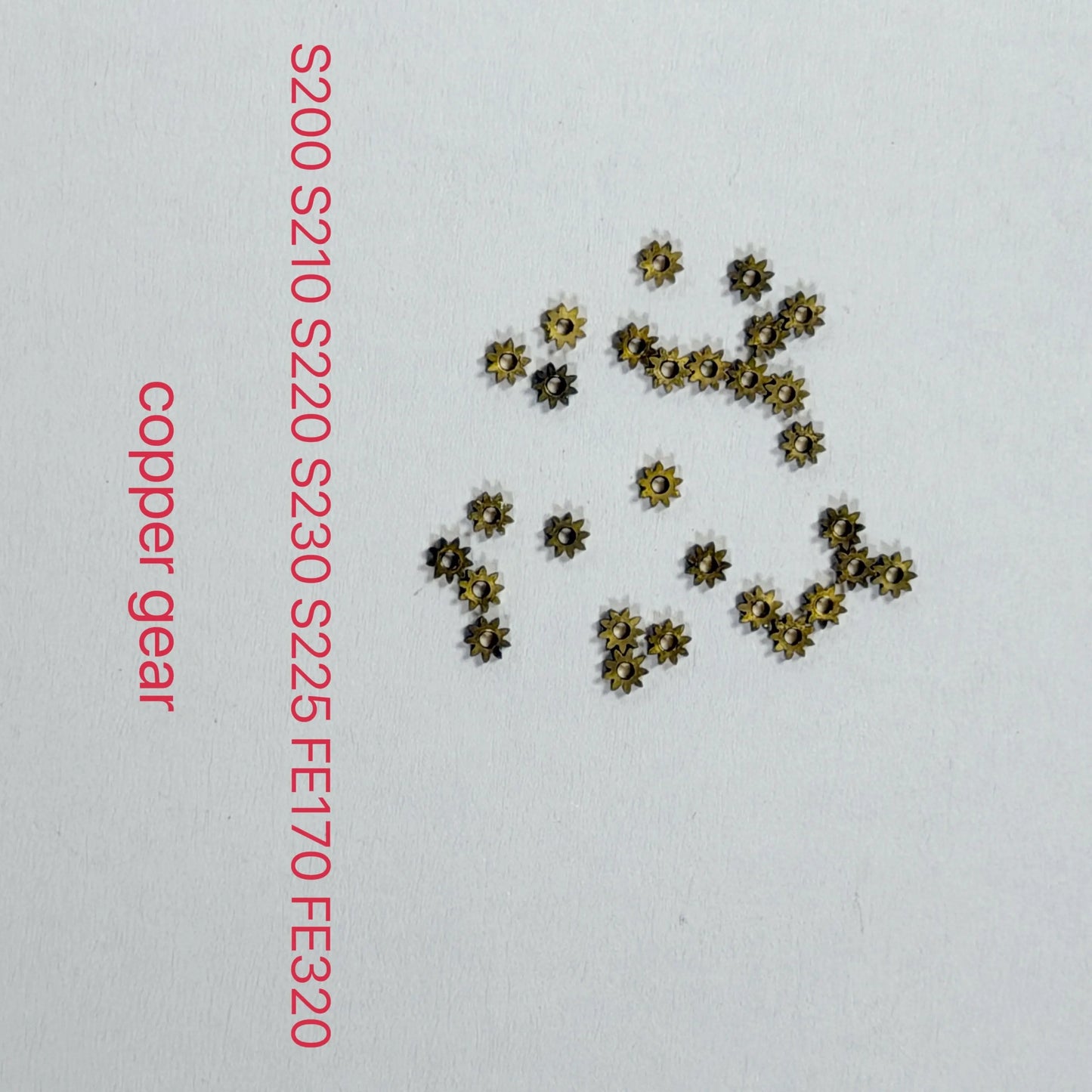 1pcs New Original Lens Copper Gear for Nikon S200 S210 S220 S230 S225 FE170 FE320 Camera Lens Gears  Digital Camera repair parts