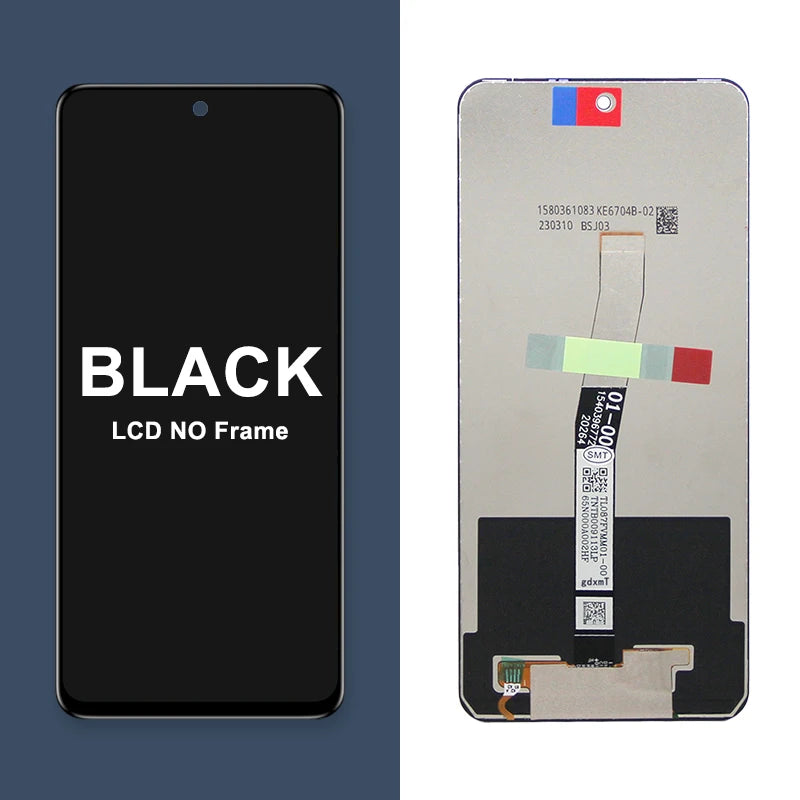 Screen for Xiaomi Redmi Note 9S M2003J6A1G LCD Display Touch Screen with Frame for Xiaomi Redmi Note 9 Pro M2003J6B2G Assembly Xiaomi phone repair parts