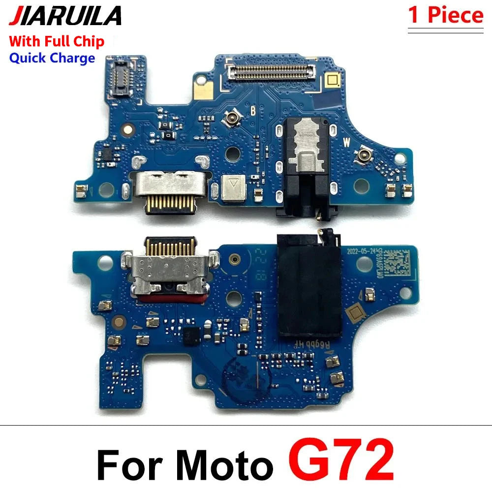 New For Moto G10 G20 G30 G50 G31 G41 G71 G60s G51 G22 G72 5G USB Charge Port Jack Dock Connector Charging Board Flex Cable Motorola phone repair parts