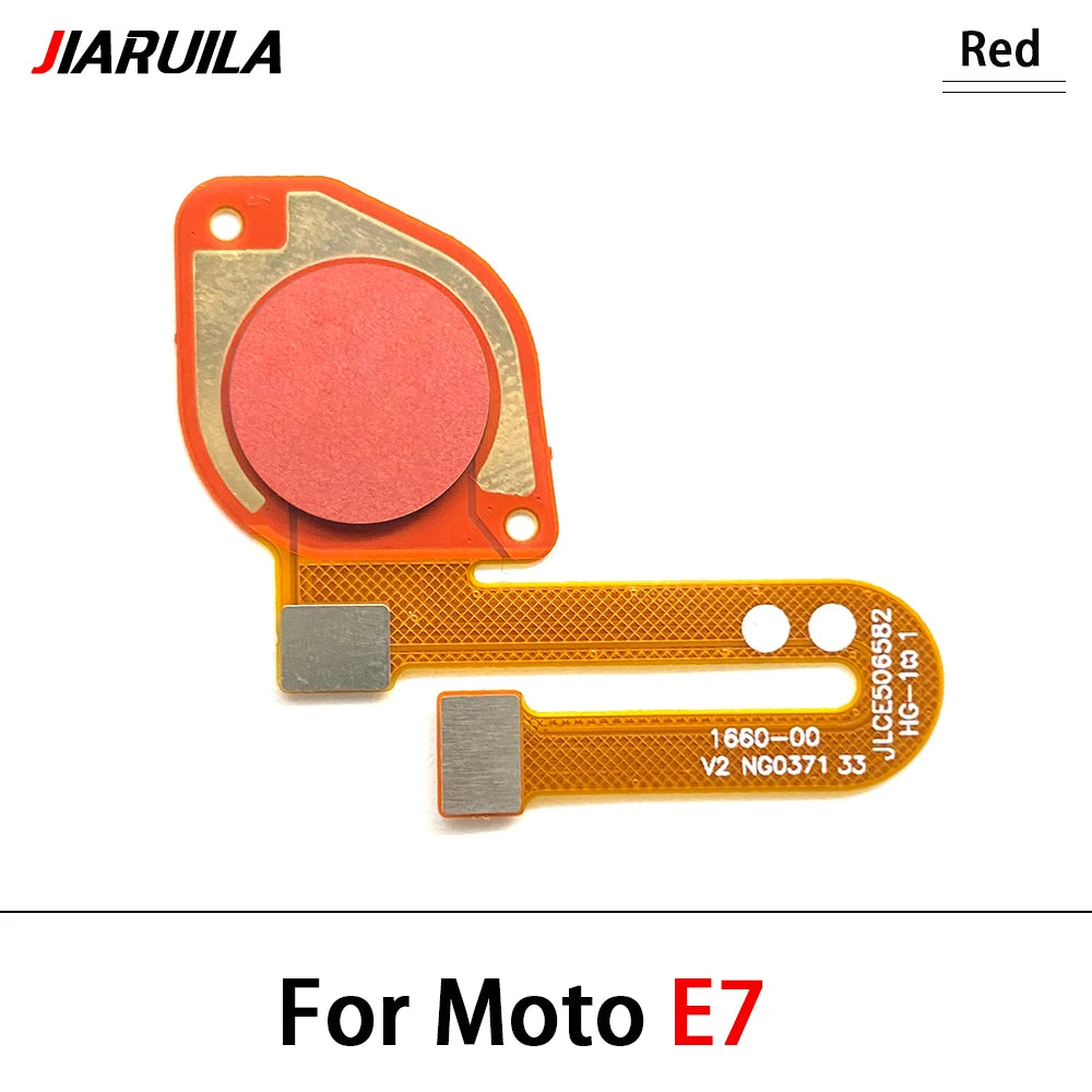 10Pcs/Lot, Home Button FingerPrint Touch ID Sensor Flex Cable For Motorola Moto E20 E32 E40 E6s E7 Plus Power Motorola phone repair parts