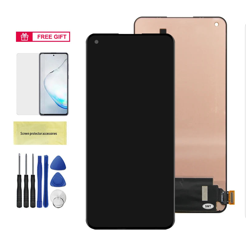 Mi 11 Lite Display Screen , for Xiaomi Mi 11 Lite 5G M2101K9G M2101K9C Lcd Display Digital Touch Screen with Frame Replacement Xiaomi phone repair parts