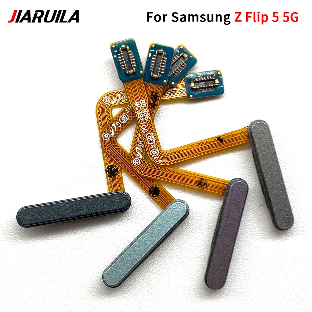 Fingerprint Home Button Fingerprint Menu Return Key Recognition Sensor Flex Cable For Samsung Z Flip 3 4 5 5G Samsung phone repair parts