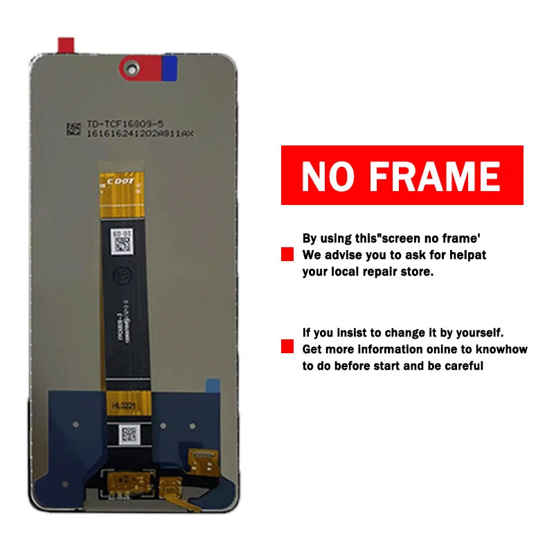 6.78'inch For TCL 50 SE 50SE LCD Display With Touch Screen Digitizer Full Assembly For TCL 50 SE 50SE LCD Repair Part TCL phone repair parts