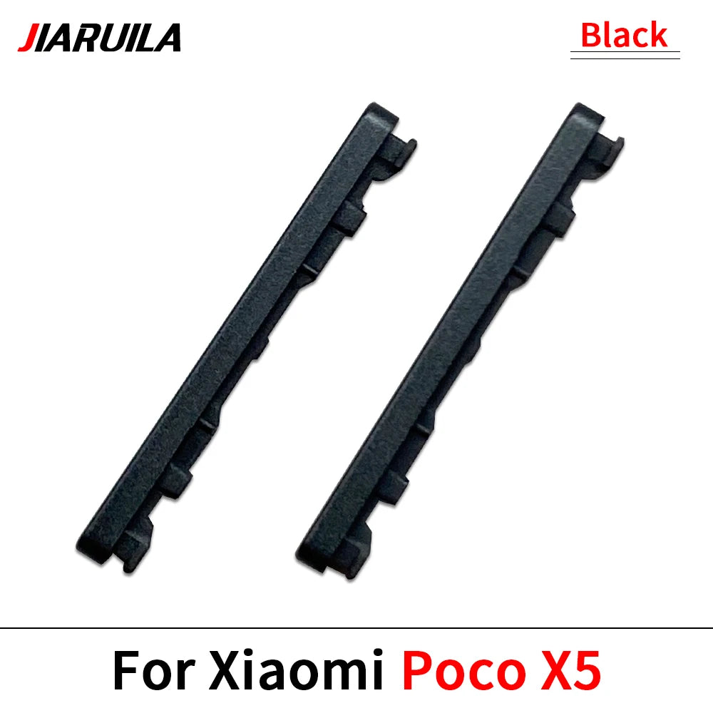 Side Key Power and Volume Button For Xiaomi Poco X4 X5 X6 Pro 5G Replacement Parts Xiaomi  Xiao mi phone repair parts
