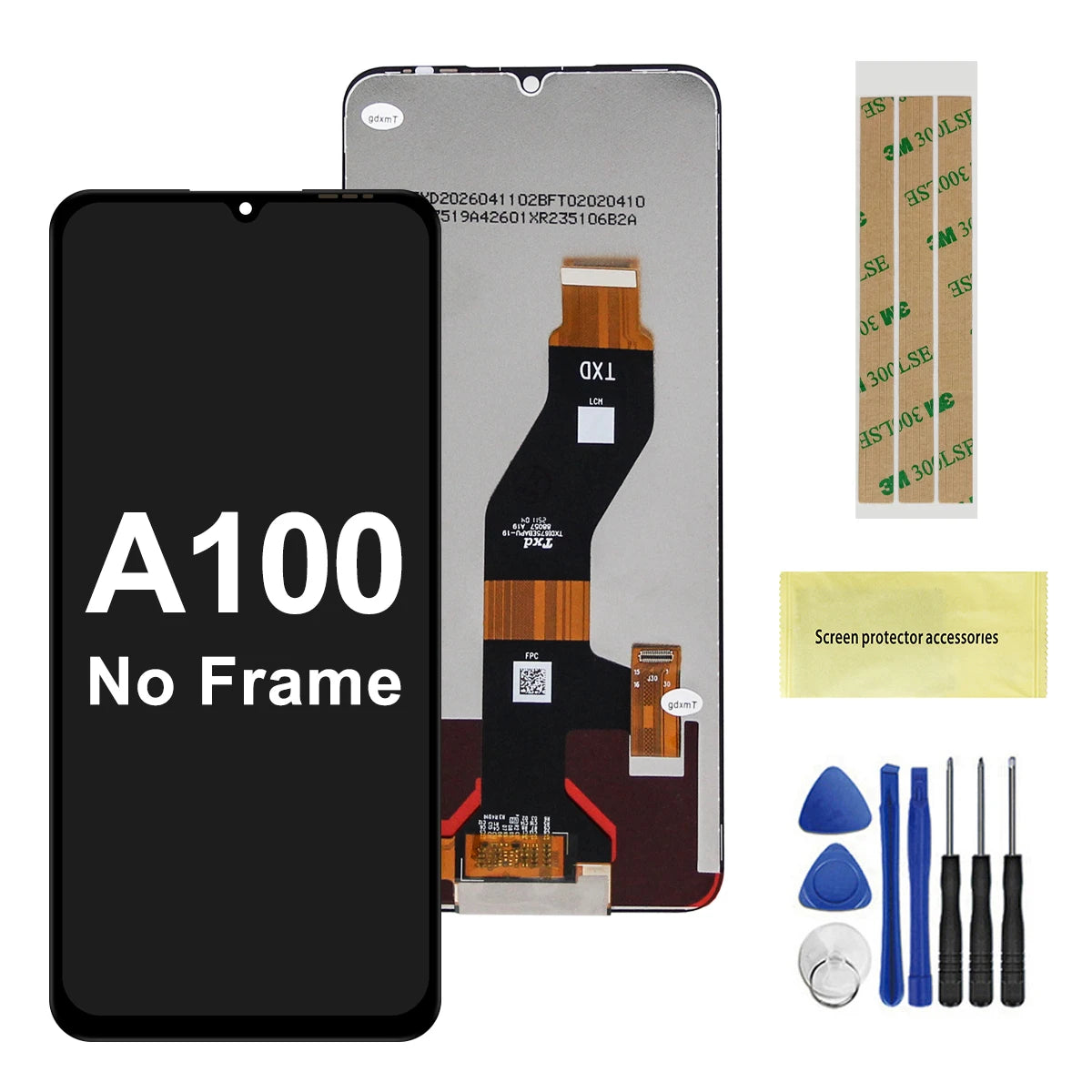 6.75" For Itel A100 LCD Display Touch Screen Digitizer Assembly For Itel A100 A673L Screen Replacement Repair Parts Itel phone repair parts