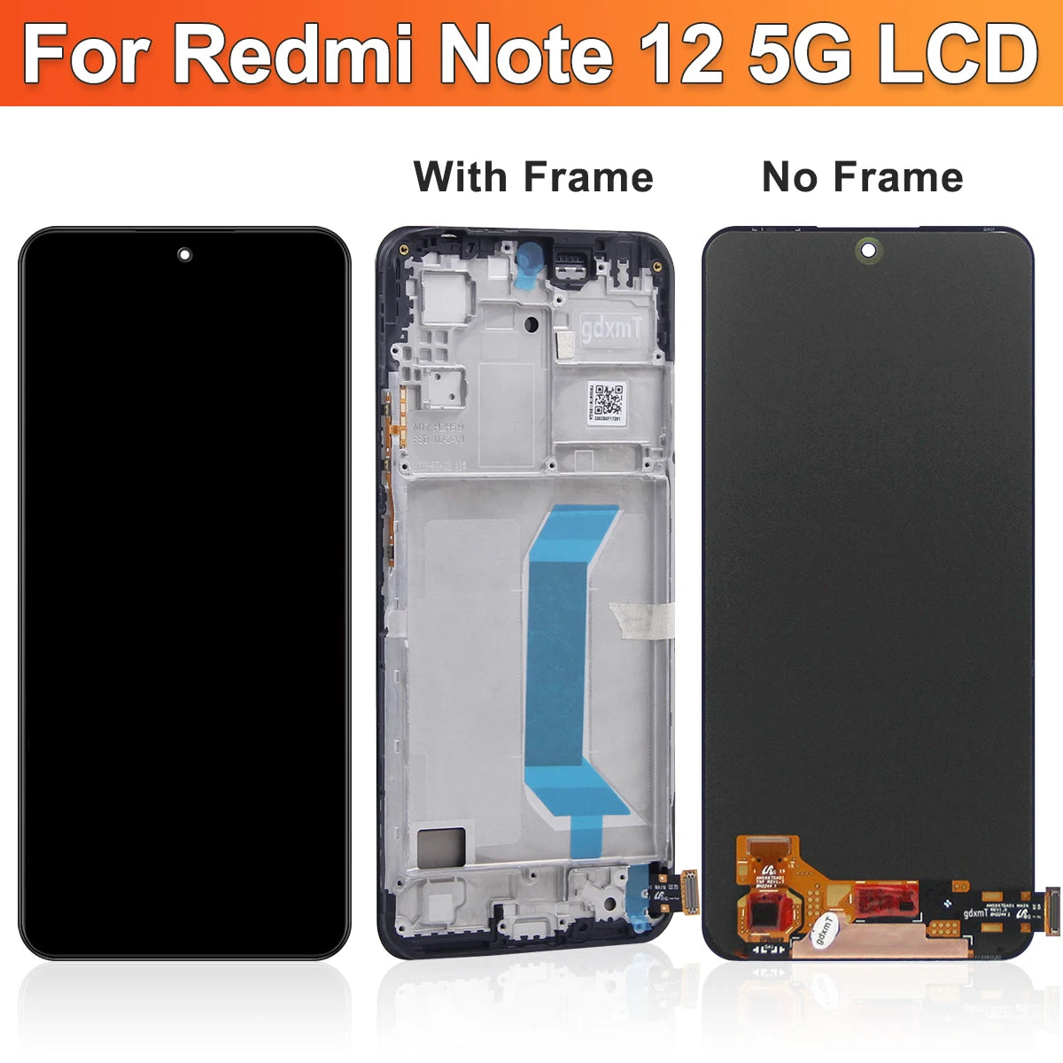 AMOLED For Xiaomi Redmi Note 12 LCD Touch Screen Digitizer For Redmi Note12 5G 22111317I, 22111317G Screen Display Replacement Xiaomi phone repair parts
