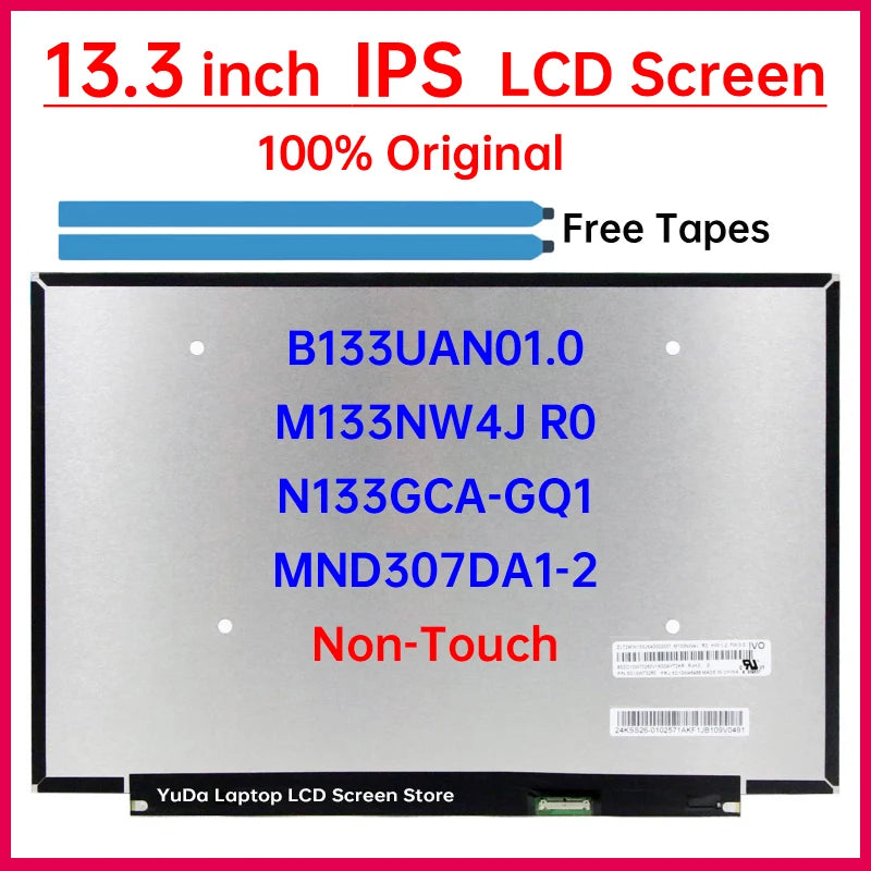 13.3" Laptop LCD Screen For Lenovo ThinkBook 13s G2 ARE ITL 13s G3 ACN Display Matrix Panel Replacement WUXGA / QHD Non-Touch Lenovo laptop repair parts