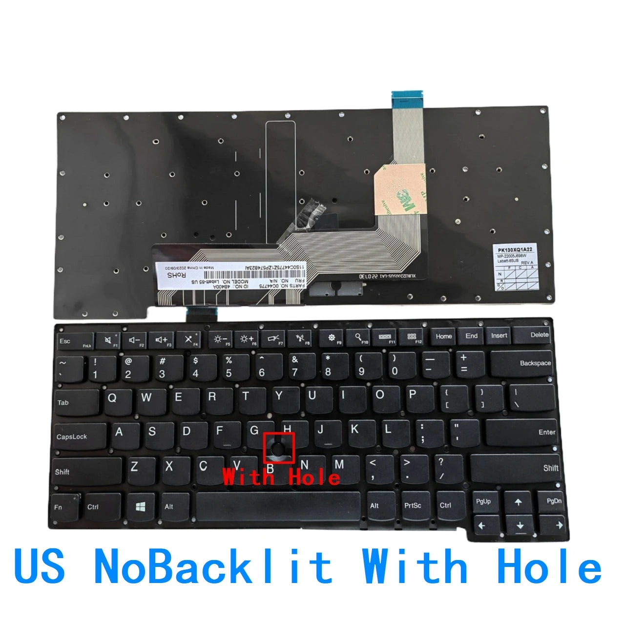 New US Spanish Language  Backlit Keyboard For Lenovo Thinkpad S3 S3-S431 S3-S440 S431 S440 Replacement Keyboard 0C44851 Lenovo laptop repair parts
