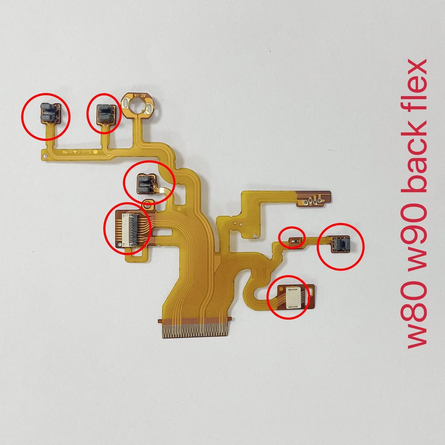 New W80 W90 Lens Back Flex Cable With Sensor For Sony W80 W90 w80 w90 Camera Lens Repair Parts Digital Camera repair parts