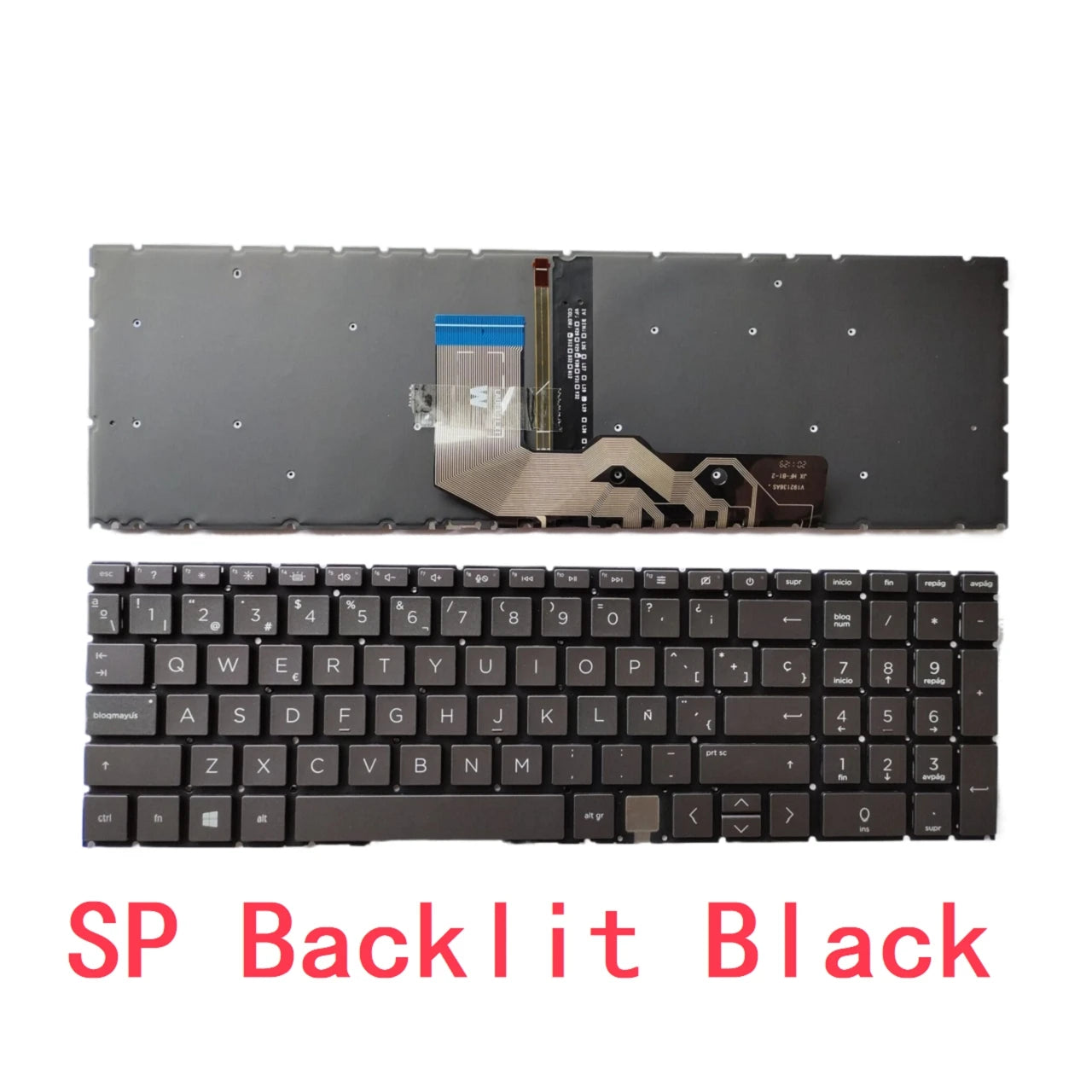 New US Russian Spanish Laptop Backlit Keyboard For HP ENVY x360 15-ED ENVY 15-AG 15-EE 15M-EE 17-CG TPN-W140 TPN-C149  HP laptop repair parts