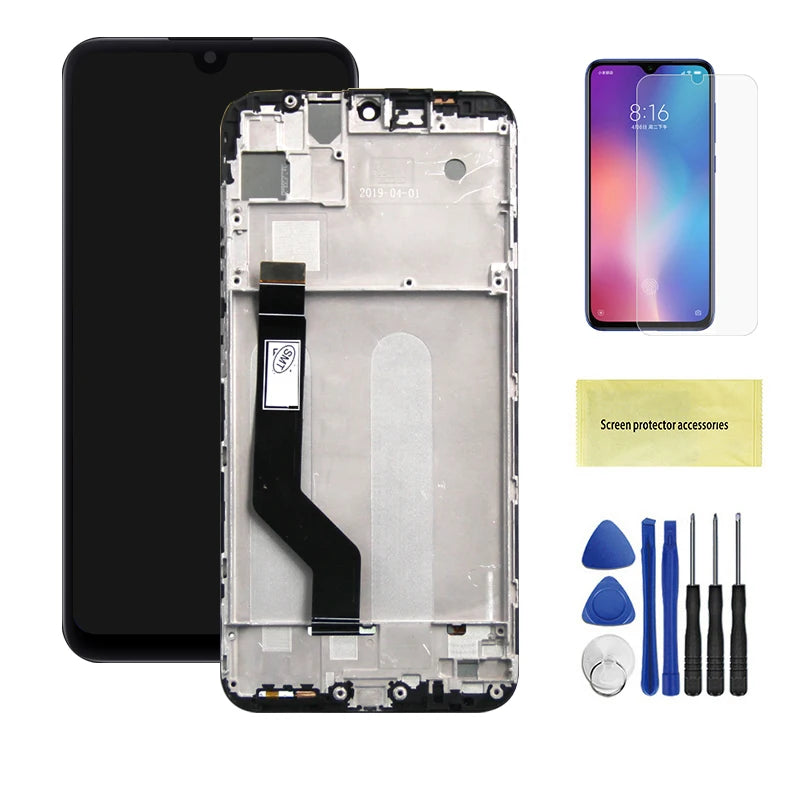 5.84" Screen for Xiaomi Mi Play M1901F9E Lcd Display Digital Touch Screen with Frame Assembly for Xiaomi Mi Play Replacement Xiaomi phone repair parts