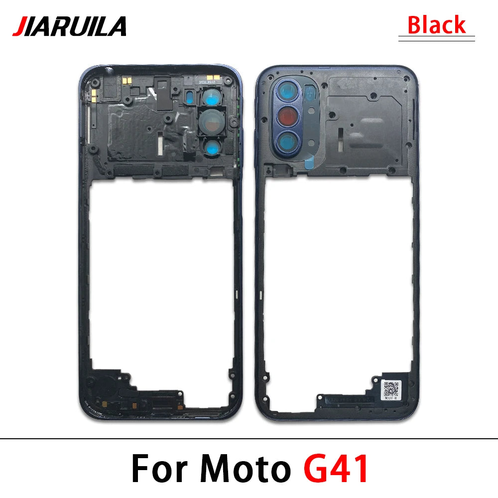 10Pcs/Lot, New For Motorola Moto G13 G23 G53 G31 G41 G71 G50 5G  Housing Middle Frame Bezel Middle Plate Cover Motorola phone repair parts