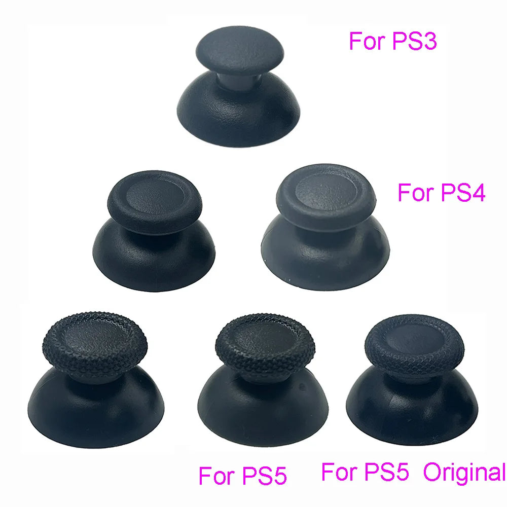 10PCS=5Pairs Analog For PS3 PS4 Slim Controller Thumb Stick Grip Thumbstick Cap Cover for PS5 Dualsense Joystick Game console repair parts