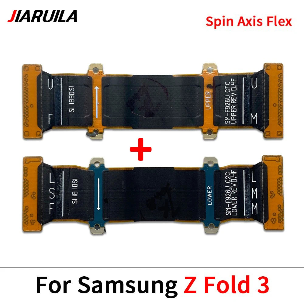 New Spin Axis Flex For Samsung Z Fold 1 2 3 4 5 6 MainBoard Connector LCD Display USB Flex Cable For Samsung Z Flip 1 2 3 4 5 Samsung phone repair parts