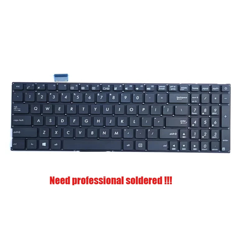 Cover case for Asus FL8000 FL8000U UQ8550 A580U F580U V587U X542U upper palmrest topcase keyboard cover case shell Asus laptop repair parts