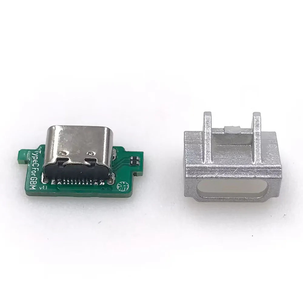 1-10set DIY For Nintendo GBM Charging Port Replacement Convert to USB-C Mod USB Type C Charging Socket Game console repair parts