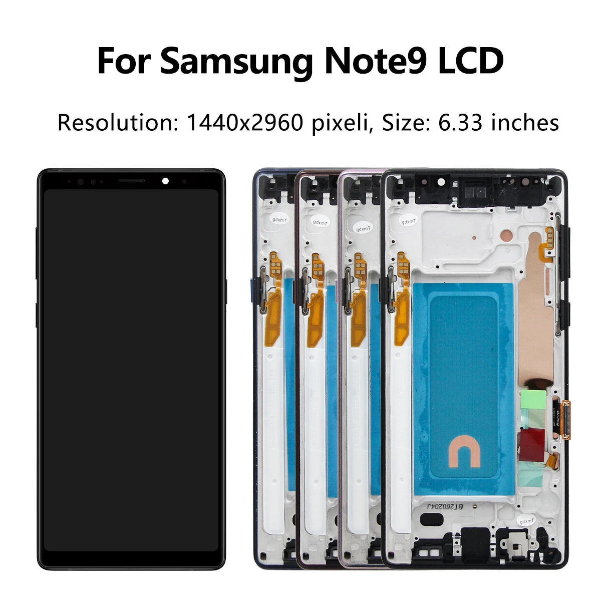 Screen for Samsung Galaxy Note9 N960F N960F/DS N960U Lcd Display Digital Touch Screen with Frame for Samsung Note 9 Assembly Samsung phone repair parts