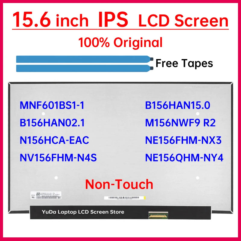 15.6" Laptop LCD Screen For Lenovo LOQ 15APH8 LOQ 15IRH8 Display Matrix Panel Replacement FHD 1920x1080 QHD 2560x1440 Non-Touch Lenovo laptop repair parts
