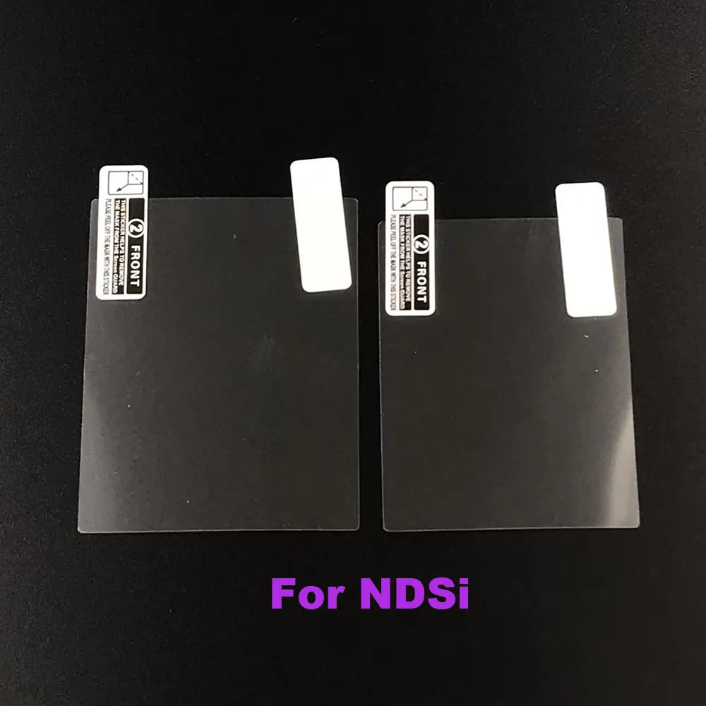 1-10set For 2DS New 3DS XL Top Bottom Clear Protective Film For Nintendo DSi NDSi XL GB GBA GBC GBM LCD Screen Protector Skin Game console repair parts